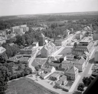 fragment zabudowy śródmieścia, skan 1