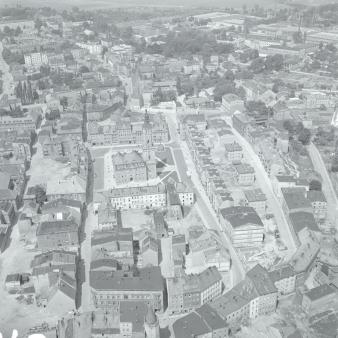 układ urbanistyczny miasta od strony płd., skan 1