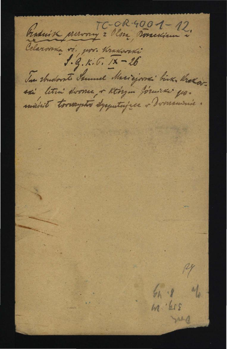 wypis z Słownik Geograficzny Królestwa Polskiego t, IX, s, 26 dotyczący wzmianki w Górnicki Ł., Dworzanin polski, t. III, Warszawa 1828, skan 1