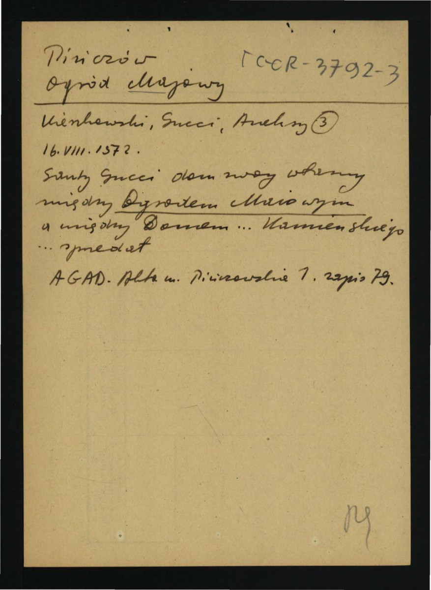 wypis z Kieszkowski W., Santi Gucci Fiorentino – recenzja w: „Biuletyn Historii Sztuki” t. III (1934-35), Aneksy; czternaście kart, skan 1