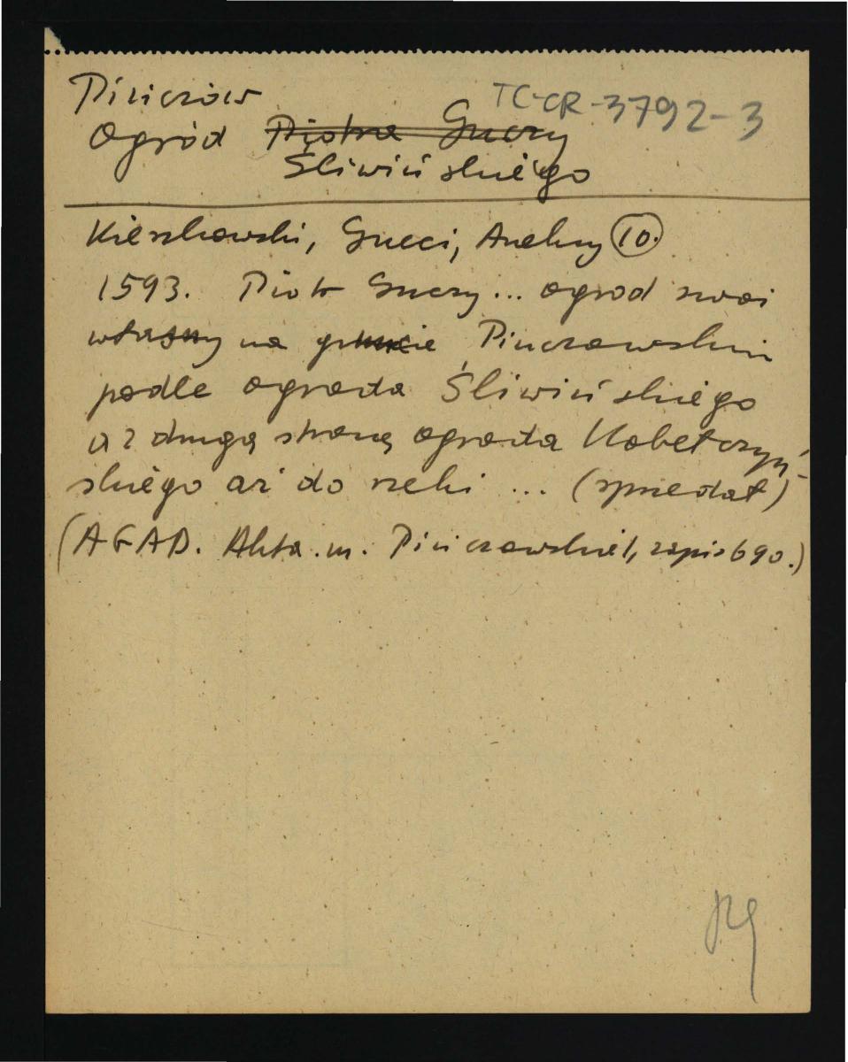 wypis z Kieszkowski W., Santi Gucci Fiorentino – recenzja w: „Biuletyn Historii Sztuki” t. III (1934-35), Aneksy; czternaście kart, skan 2