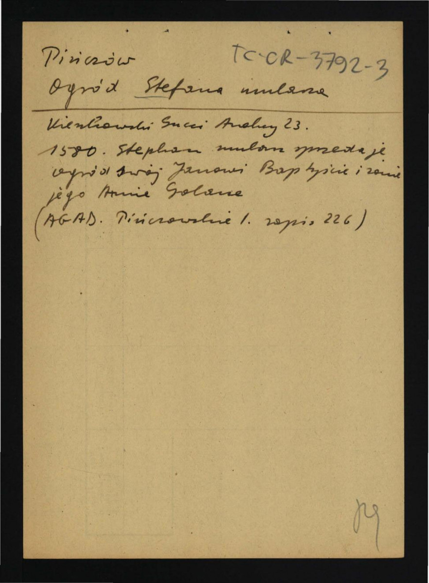 wypis z Kieszkowski W., Santi Gucci Fiorentino – recenzja w: „Biuletyn Historii Sztuki” t. III (1934-35), Aneksy; czternaście kart, skan 5
