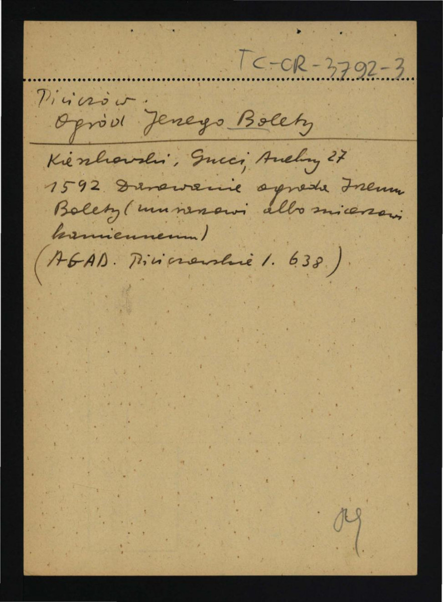 wypis z Kieszkowski W., Santi Gucci Fiorentino – recenzja w: „Biuletyn Historii Sztuki” t. III (1934-35), Aneksy; czternaście kart, skan 6