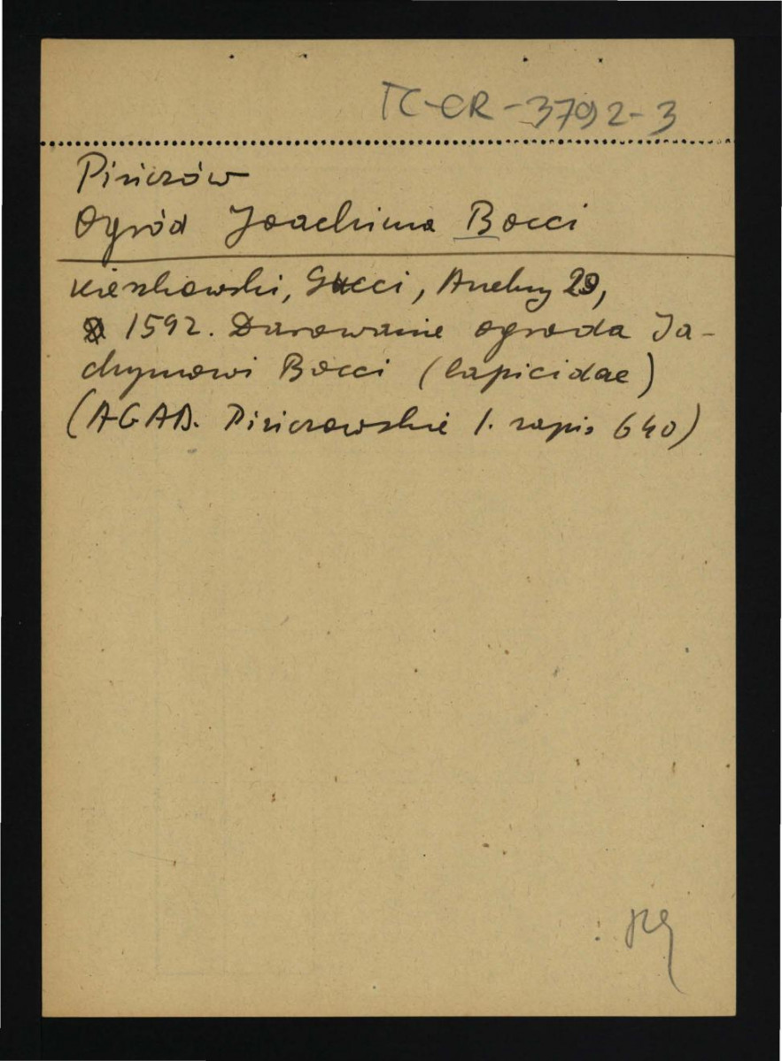 wypis z Kieszkowski W., Santi Gucci Fiorentino – recenzja w: „Biuletyn Historii Sztuki” t. III (1934-35), Aneksy; czternaście kart, skan 8