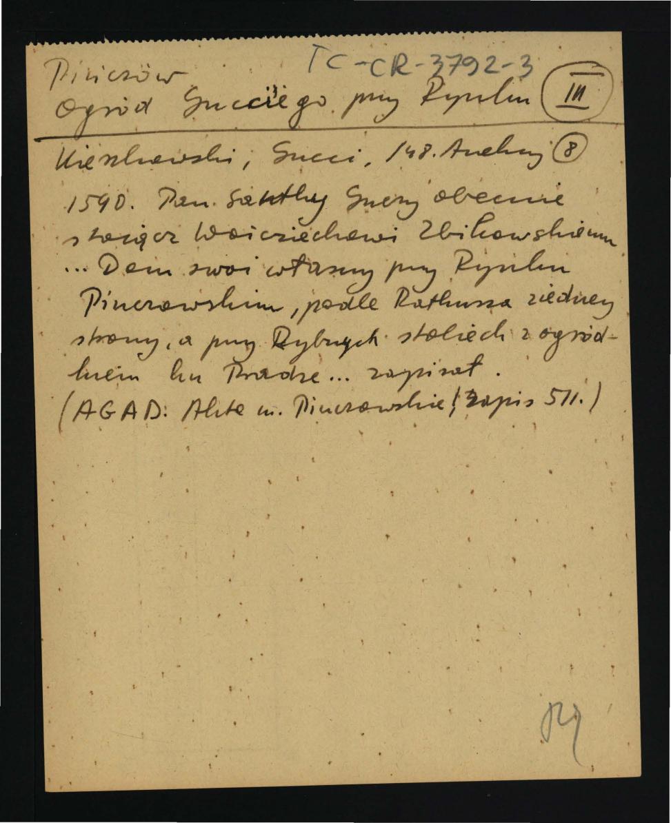 wypis z Kieszkowski W., Santi Gucci Fiorentino – recenzja w: „Biuletyn Historii Sztuki” t. III (1934-35), Aneksy; czternaście kart, skan 13