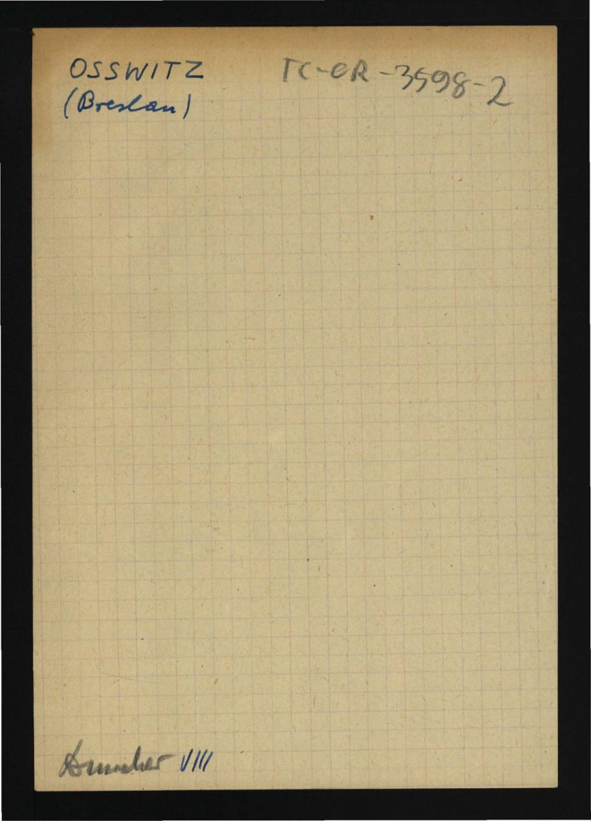 niemieckojęzyczna notatka wzmiankująca nazwę tej miejscowości , skan 1