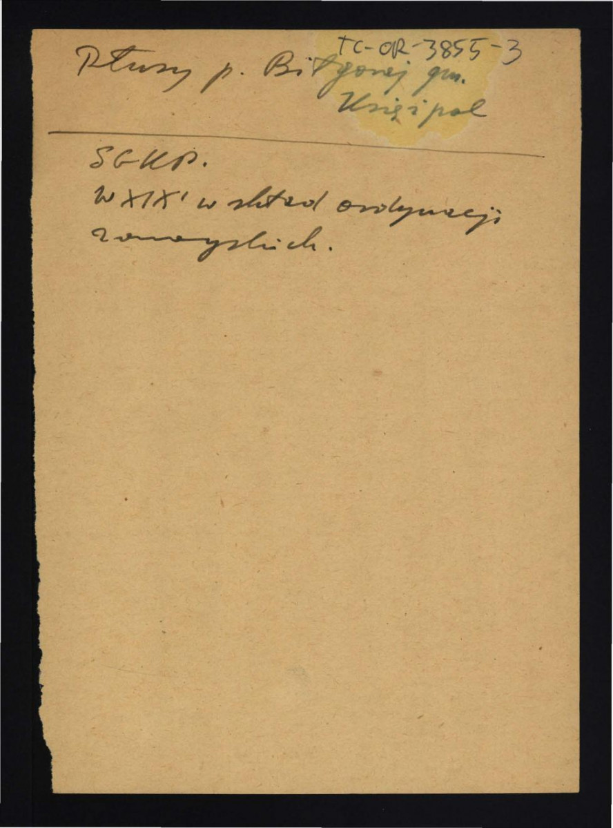 wypis z Słownik Geograficzny Królestwa Polskiego   t. VIII, s. 328 wzmiankujący przynależność miejscowości w XIX w. do ordynacji Zamoyskich                                              , skan 1