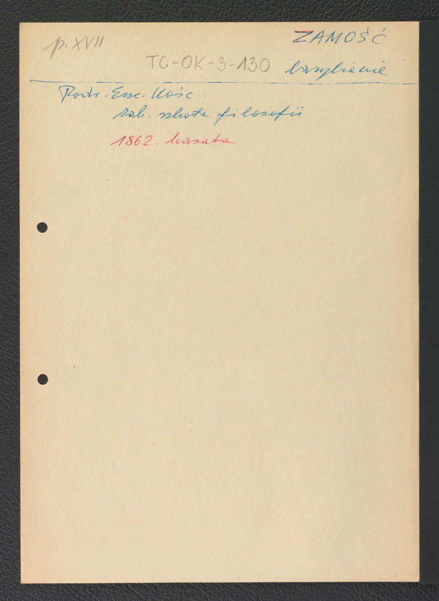 odsyłacz do Podręczna Encyklopedia Kościelna, red. ks. Zygmunt Chełmicki, tom I-XLIV, Warszawa, 1904-1916 wzmiankujący zakonną szkołę filozofii oraz kasatę zakonu w 1862 roku , skan 1