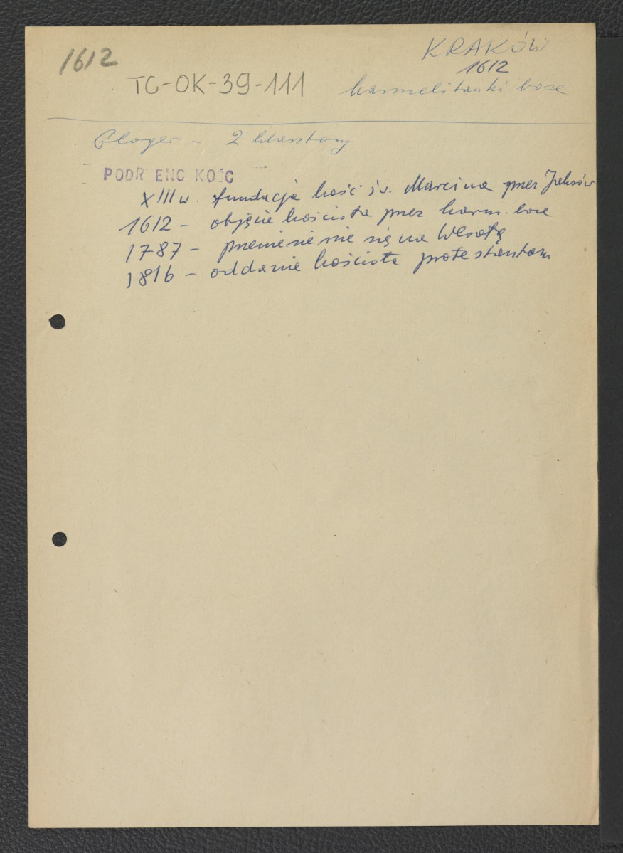 odsyłacz do Gloger Zygmunt, Encyklopedia Staropolska, Warszawa 1902 wzmiankujący tamtejsze dwa klasztory; Podręczna Encyklopedia Kościelna, red. ks. Zygmunt Chełmicki, t. I-XLIV, Warszawa, 1904-1916 zawierający chronologię miejscowego klasztoru , skan 1