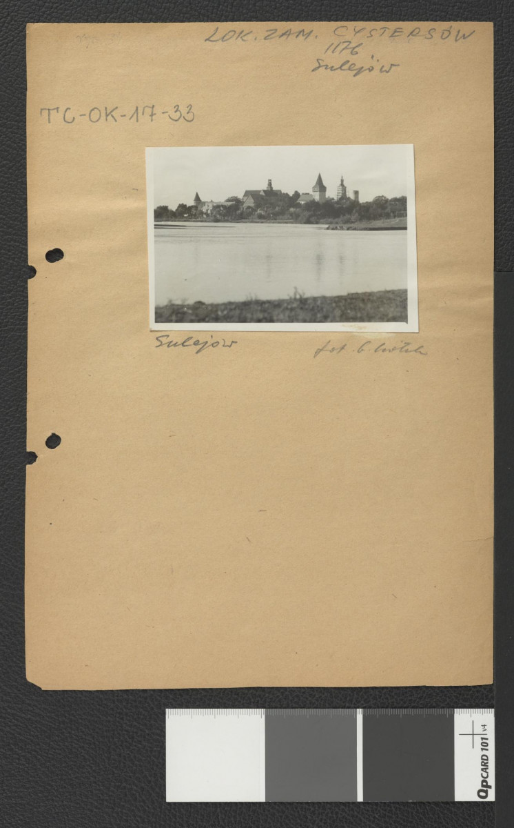 widok na opactwo od strony Pilicy , skan 1