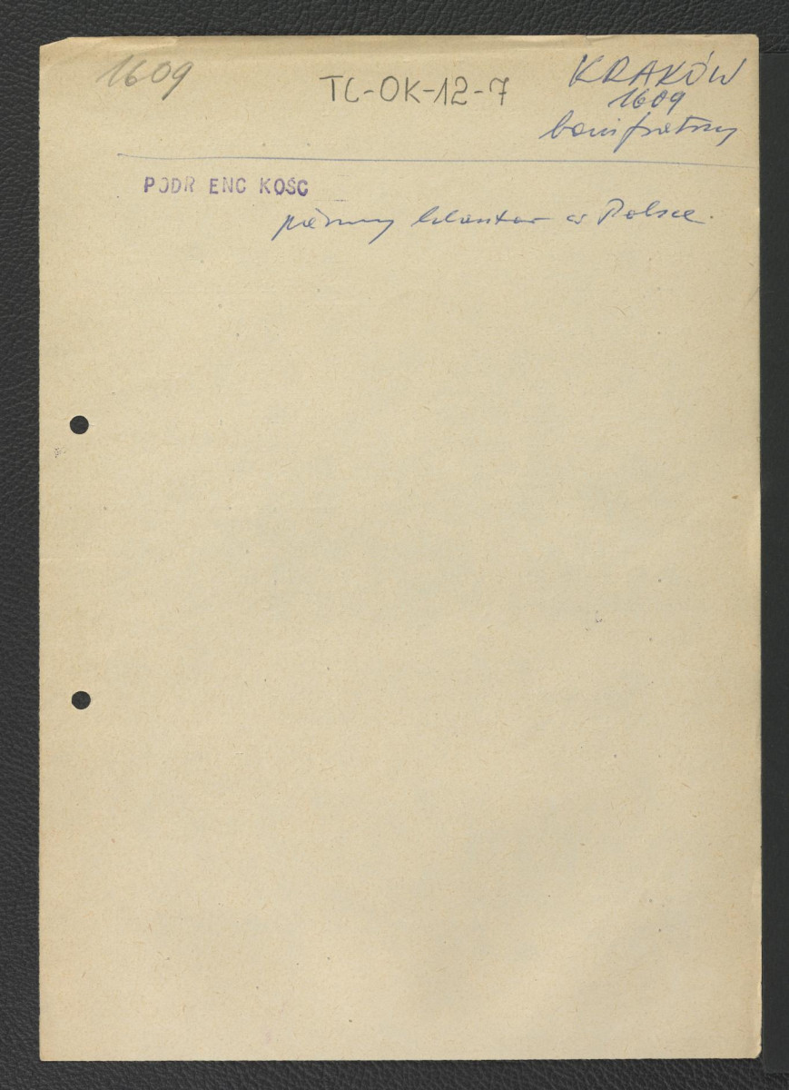 odsyłacz do Podręczna Encyklopedia Kościelna, red. ks. Zygmunt Chełmicki, tom I-XLIV, Warszawa, 1904-1916 wzmiankujący pierwszy klasztor w Polsce wspomnianego zgromadzenia , skan 1