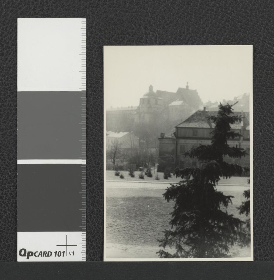 widok na miejscowy klasztor od północnego wschodu , skan 1