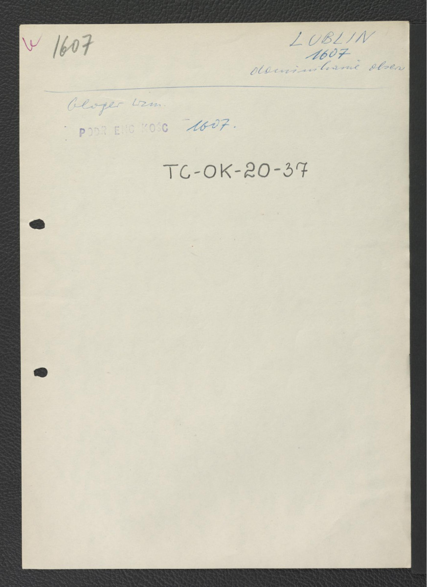 odsyłacz do Gloger Zygmunt, Encyklopedia Staropolska, Warszawa 1902 oraz Podręczna Encyklopedia Kościelna, red. ks. Zygmunt Chełmicki, t. I-XLIV, Warszawa, 1904-1916 wzmiankujący zaistnienie klasztoru około 1607 r.    , skan 1