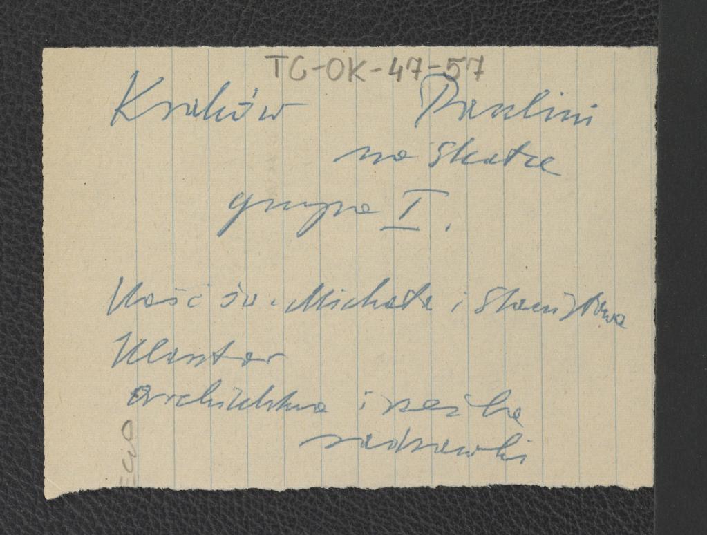 karta o charakterze brudnopisu, skan 1