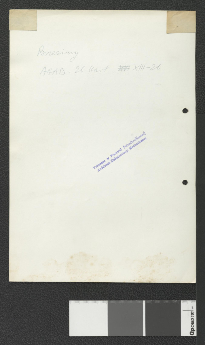 plan miejscowego zespołu klasztornego sporządzony pomiędzy 19 lutego, a 3 marca 1865 r., skan 2