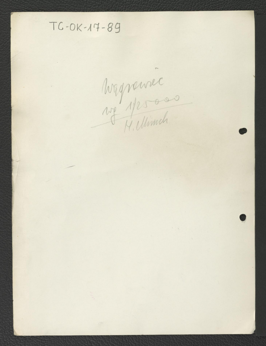 fragment niemieckojęzycznej mapy przedstawiającej miejscowe opactwo                                                , skan 2