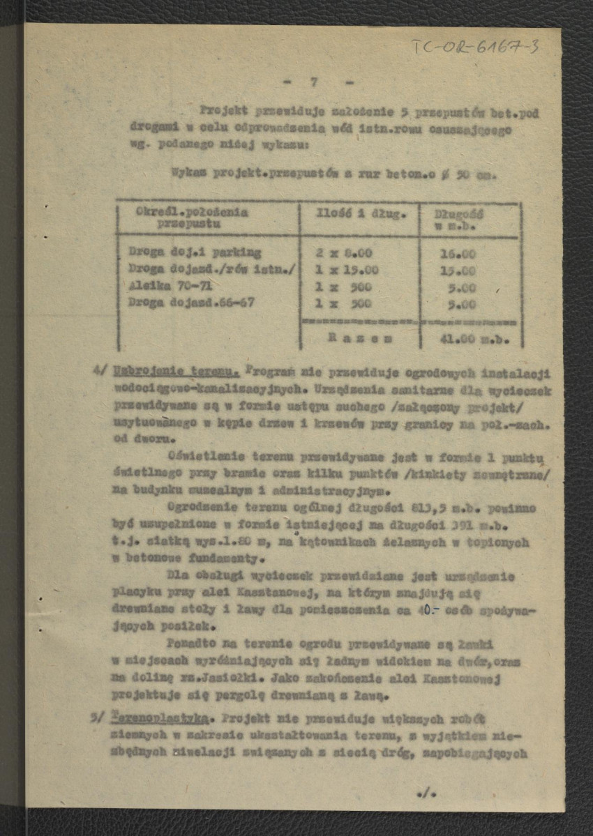 projekt ogrodu przy miejscowym Muzeum Marii Konopnickiej autorstwa G. Ciołka i S. Miłoszewskiego; trzynaście kart , skan 8
