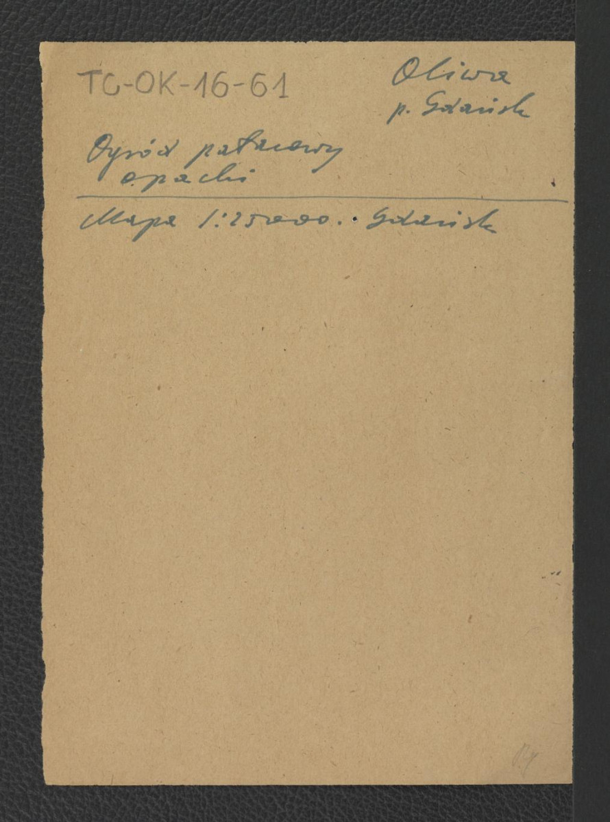 karta opisowa do mapy (1 : 25000), skan 1