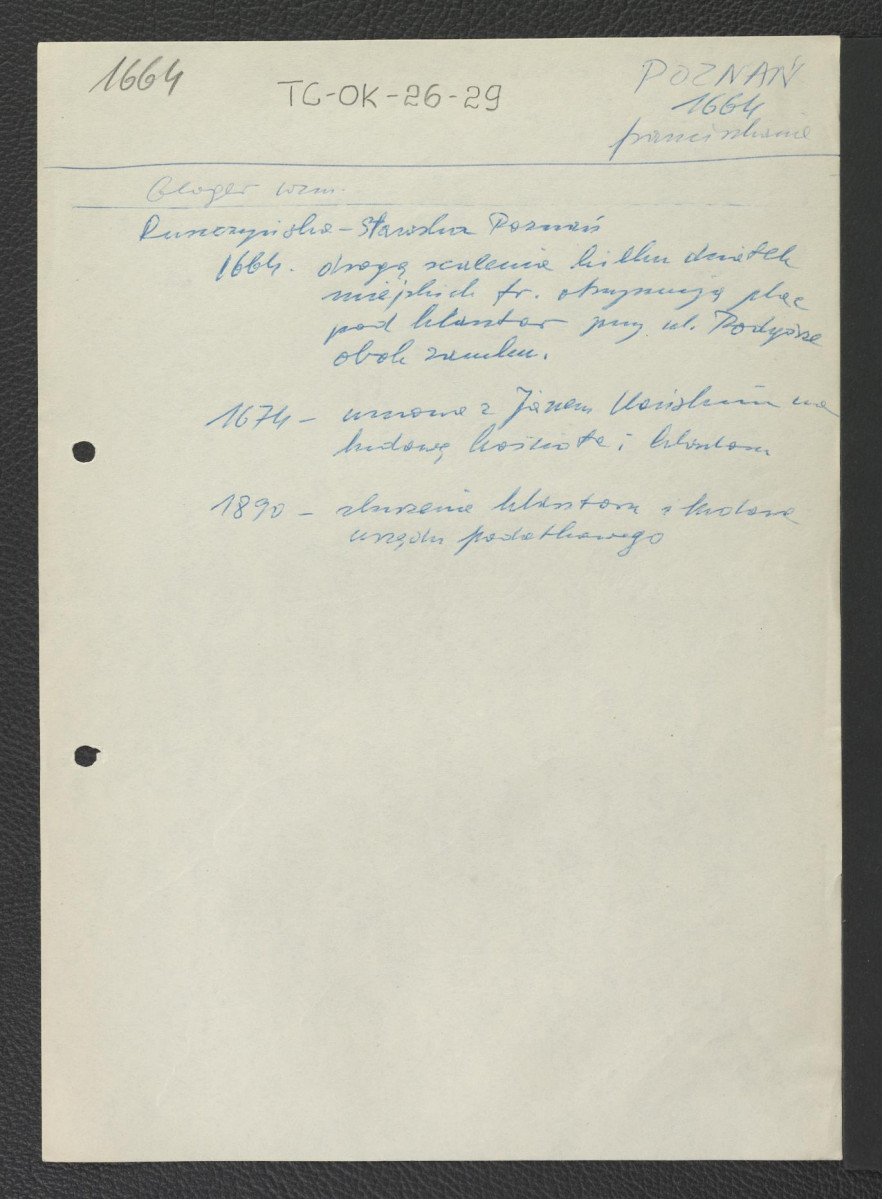 odsyłacz do Gloger Zygmunt, Encyklopedia Staropolska, Warszawa 1902 oraz Ruszczyńska-Stawska, Poznań zawierająca zwięzłą chronologię miejscowego klasztoru począwszy od roku 1664 kiedy to po scaleniu kilku działek miejskich pozyskano grunt pod wzniesienie klasztoru                                                            , skan 1