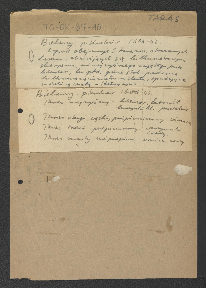 fragment opisu miejscowego ogrodu , skan 1