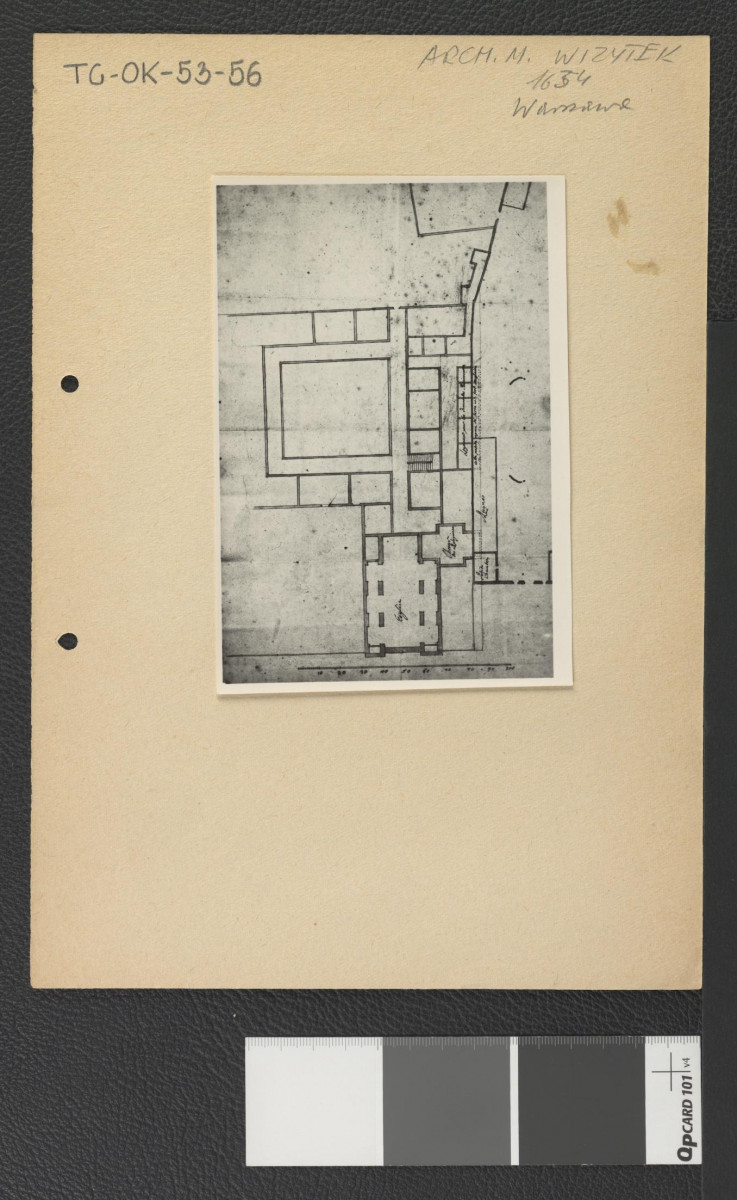 rzut przyziemny miejscowego klasztoru, skan 1