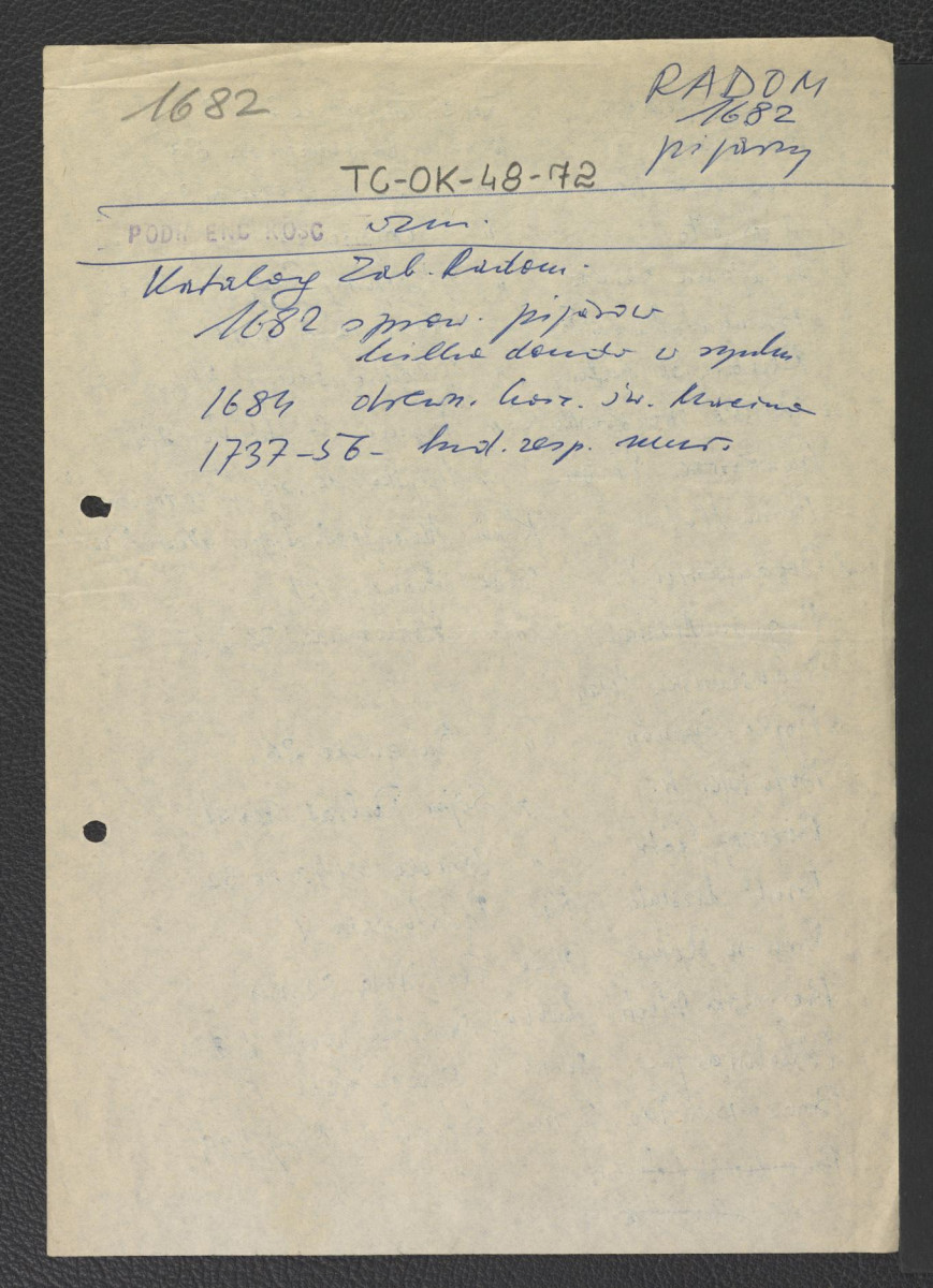 odsyłacz do Podręczna Encyklopedia Kościelna, red. ks. Zygmunt Chełmicki, t. I-XLIV, Warszawa, 1904-1916 wzmiankujący ważniejsze daty w dziejach miejscowego klasztoru począwszy od 1682 r. , skan 1