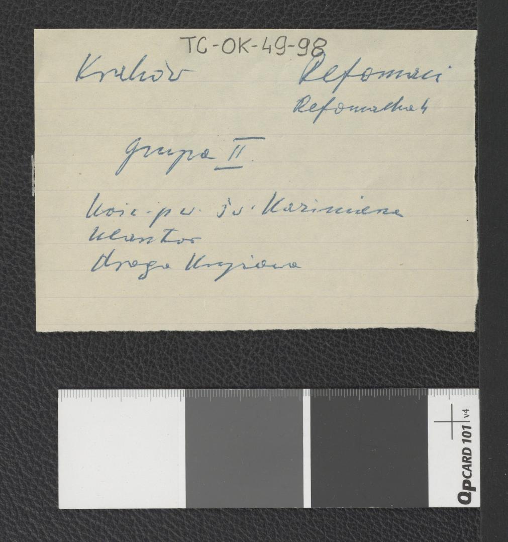 karta o charakterze brudnopisu, skan 1