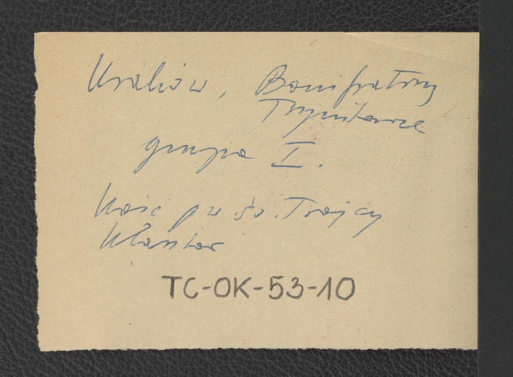 karta o charakterze brudnopisu, skan 1