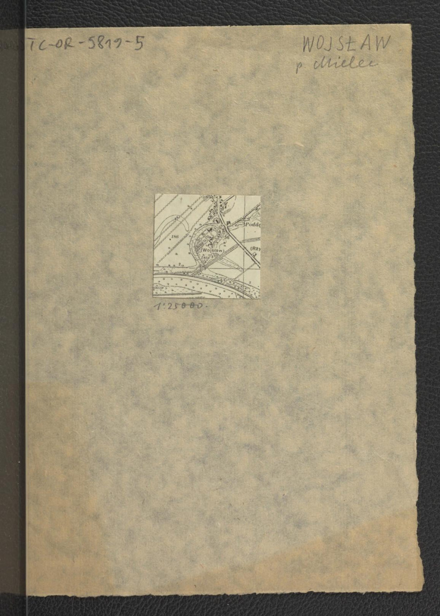 fragment mapy (1 : 25000)      , skan 1