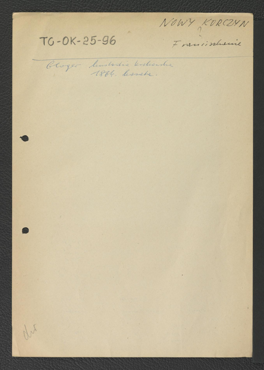odsyłacz do Gloger Zygmunt, Encyklopedia Staropolska, Warszawa 1902 wzmiankujący przynależność miejscowego opactwa do kustodii krakowskiej oraz kasatę klasztoru w 1864 r. , skan 1