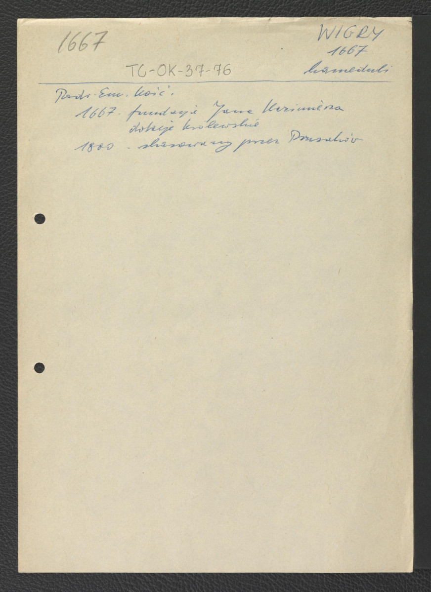 odsyłacz do Podręczna Encyklopedia Kościelna, red. ks. Zygmunt Chełmicki, t. I-XLIV, Warszawa, 1904-1916 wzmiankujący ufundowanie klasztoru w 1607 r. przez króla Jana Kazimierza oraz kasatę w 1800 r., skan 1