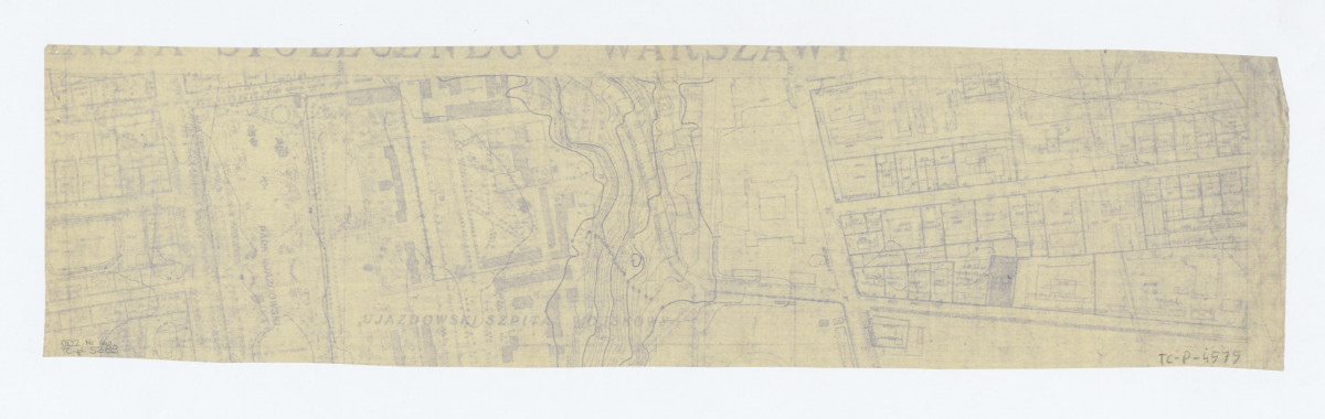 sytuacja okolic parku Ujazdowskiego , skan 1