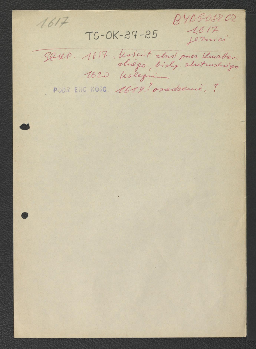 odsyłacze do Słownika Geograficznego Królestwa Polskiego oraz Podręczna Encyklopedia Kościelna, red. ks. Zygmunt Chełmicki, t. I-XLIV, Warszawa, 1904-1916 wzmiankujące zaistnienie klasztoru i kolegium w latach 1617-1620 , skan 1