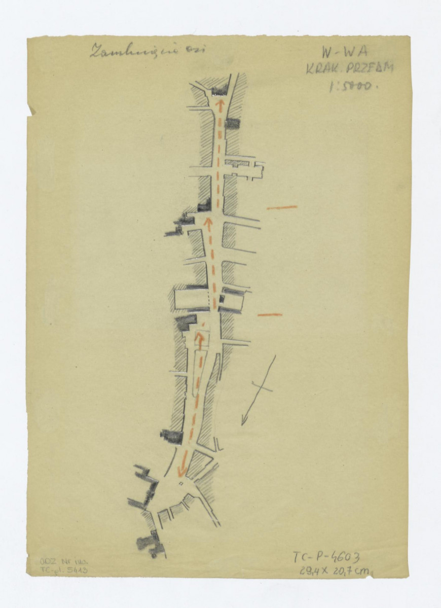 zamknięcie osi Krakowskiego Przedmieścia, skan 1