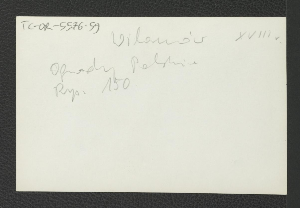 2 fotografie czarno-białe przedstawiające plan ogrodu z XVIII w., skan 2