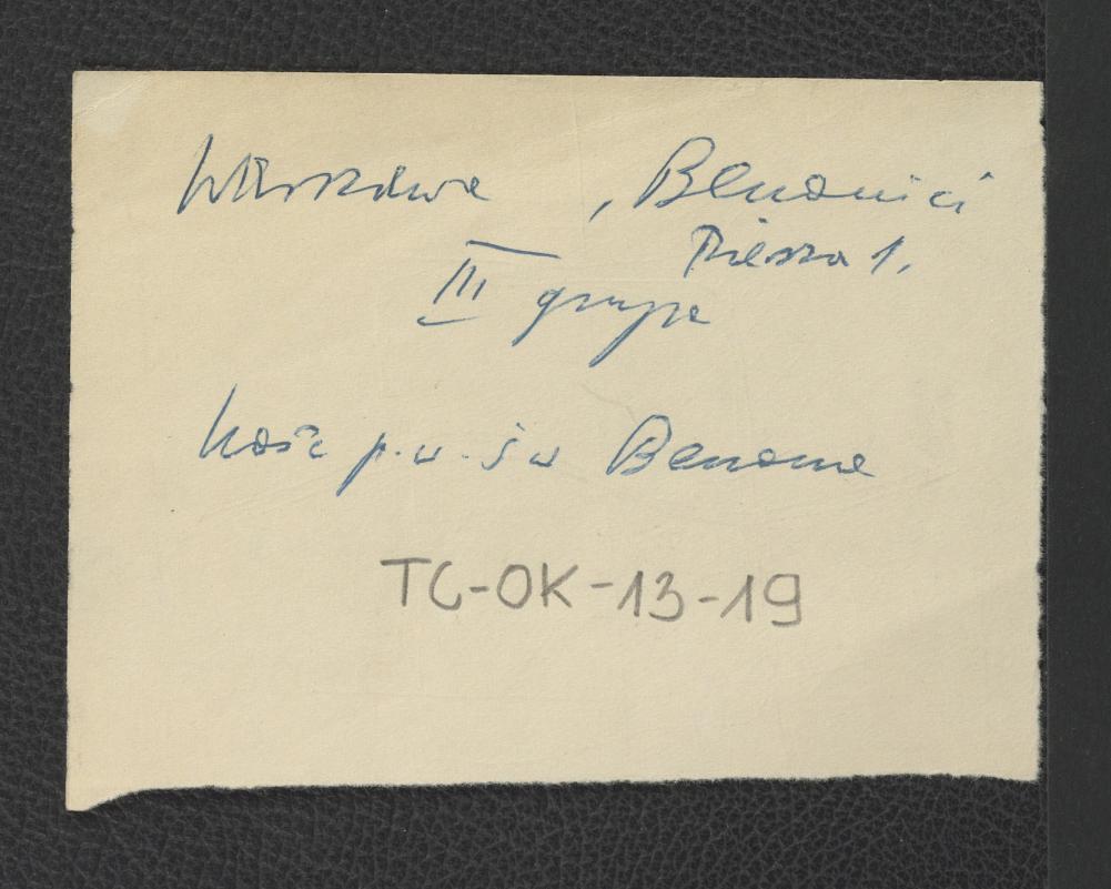 karta o charakterze brudnopisu wzmiankująca miejscowy kościół pod wezwaniem św. Benona, skan 1
