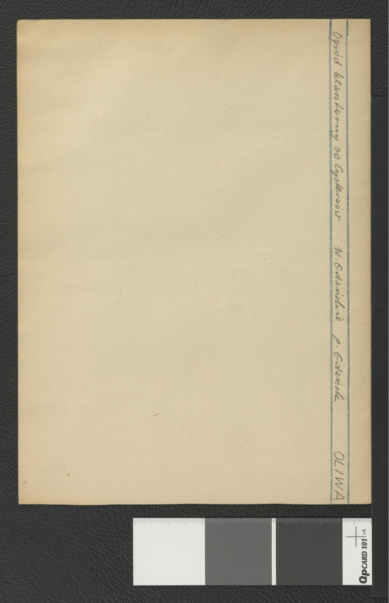 obwoluta zawierająca wklejone nadbitki reprodukcji fotografii oraz planów zamieszczonych w Ciołek Gerard, Ogrody polskie, Warszawa 1954, skan 3