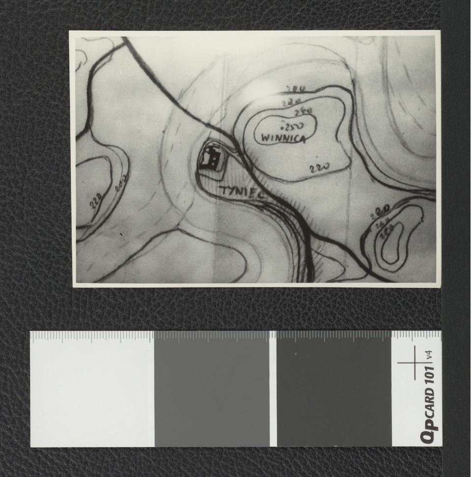 fragment planu wymienionej miejscowości wraz z opactwem , skan 1