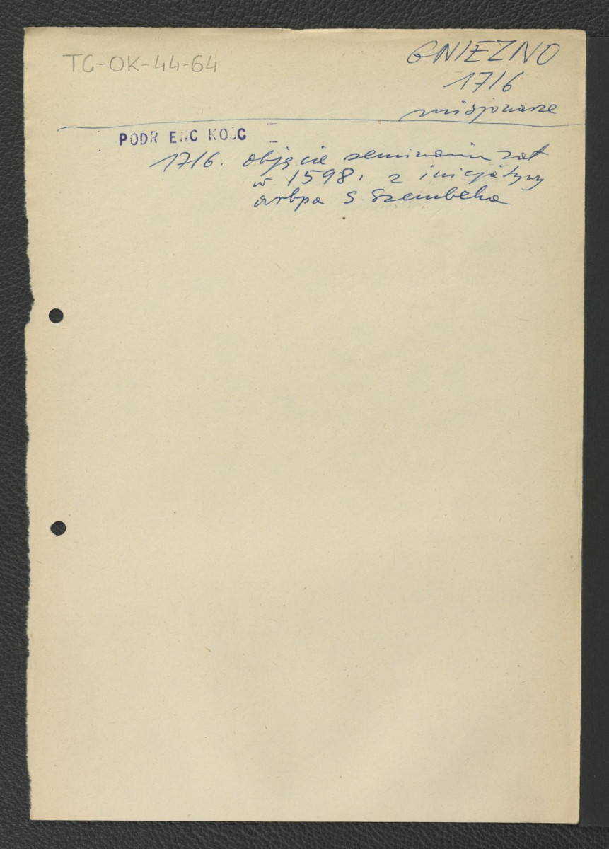 odsyłacze do Podręczna Encyklopedia Kościelna, red. ks. Zygmunt Chełmicki, t. I-XLIV, Warszawa, 1904-1916 zawierające ważniejsze epizody w dziejach miejscowego klasztoru począwszy od zaistnienia seminarium w 1598 r.                                                                    , skan 2