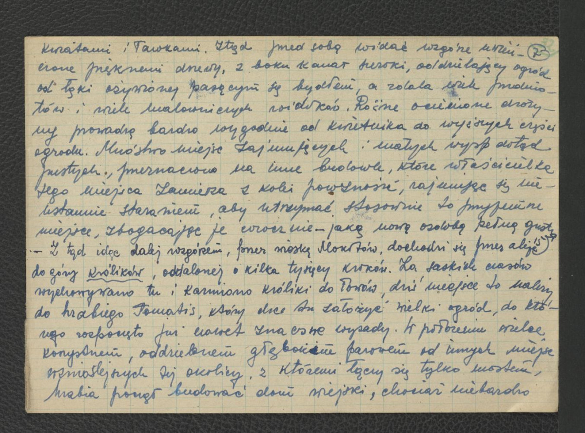 wypisy z Zug S., Ogrody w Warszawie i jej okolicach opisane w 1784, Warszawa 1898; sześćdziesiąt sześć kart , skan 29
