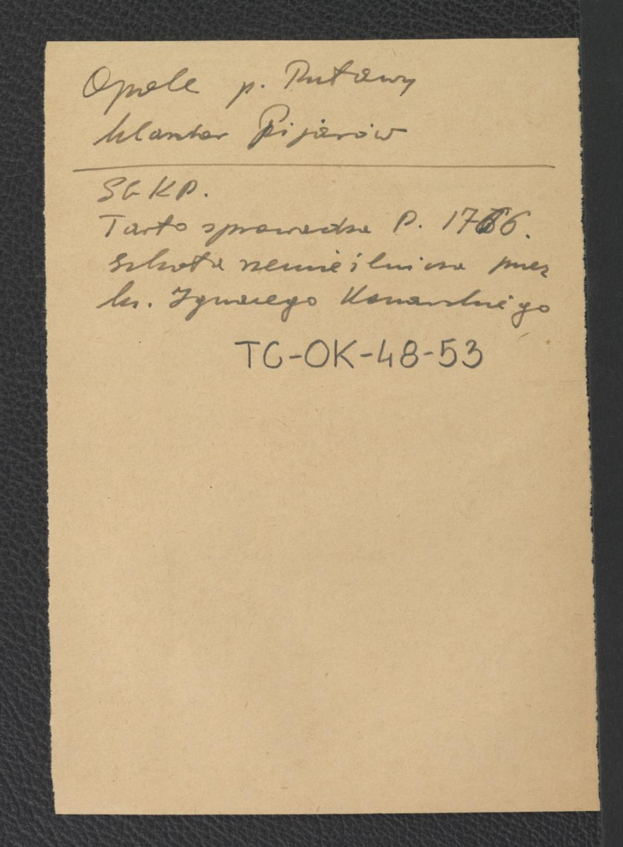 odsyłacz do Słownika Geograficznego Królestwa Polskiego wzmiankujący sprowadzenie przez Adama Tarło ok. 1746 r. pijarów oraz zaistnienie za sprawą ks. Ignacego Konarskiego szkoły rzemieślniczej , skan 1
