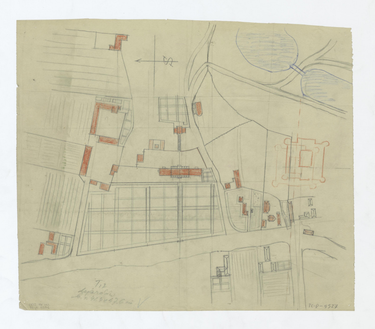 Ujazdów-próba rekonstrukcji założenia ogrodowego według materiałów archiwalnych, skan 1
