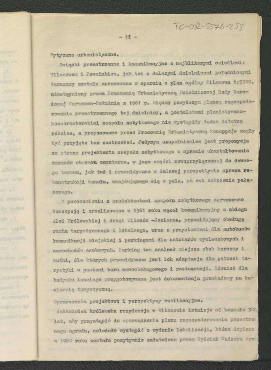 tekst autorstwa G. Ciołka pt. Odbudowa ogrodu wilanowskiego w: „Ochrona Zabytków” nr 3 (1962), R.XV, s. 86-106     , skan 12
