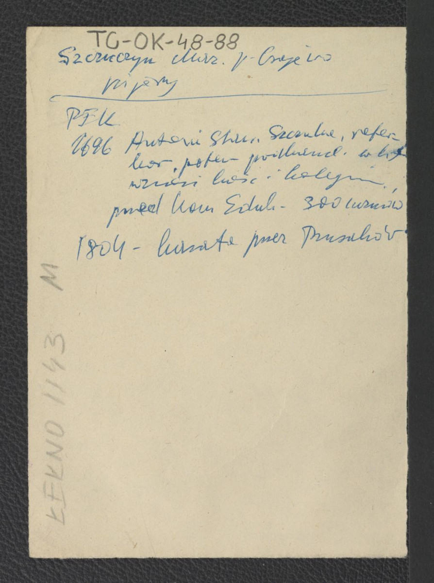 odsyłacz do Podręczna Encyklopedia Kościelna, red. ks. Zygmunt Chełmicki, t. I-XLIV, Warszawa, 1904-1916 zawierający wzmiankę o wzniesieniu kolegium w 1696 r. oraz kasatę za sprawą Prusaków w 1804 r., skan 1