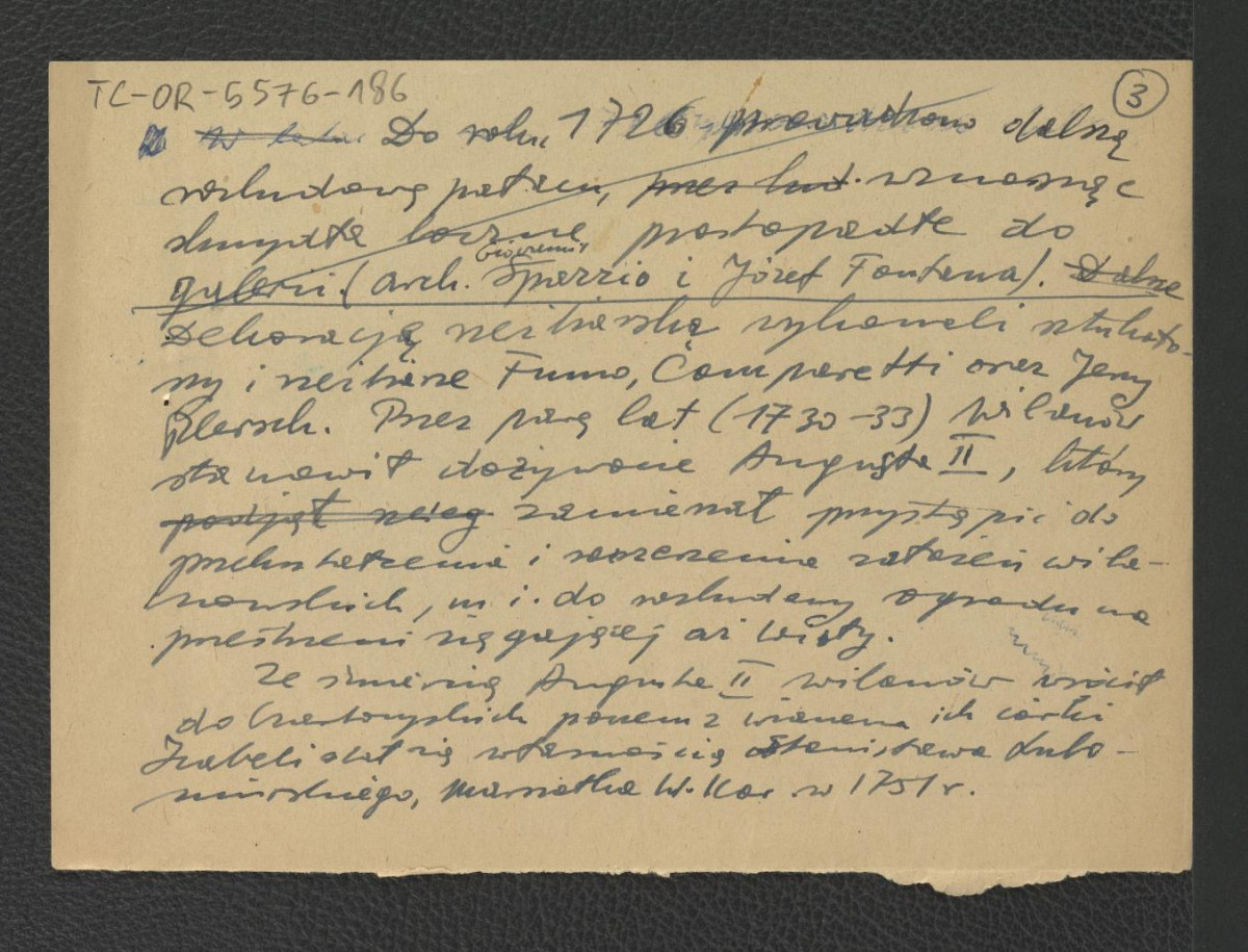 6 kart luźnych notatek , skan 3