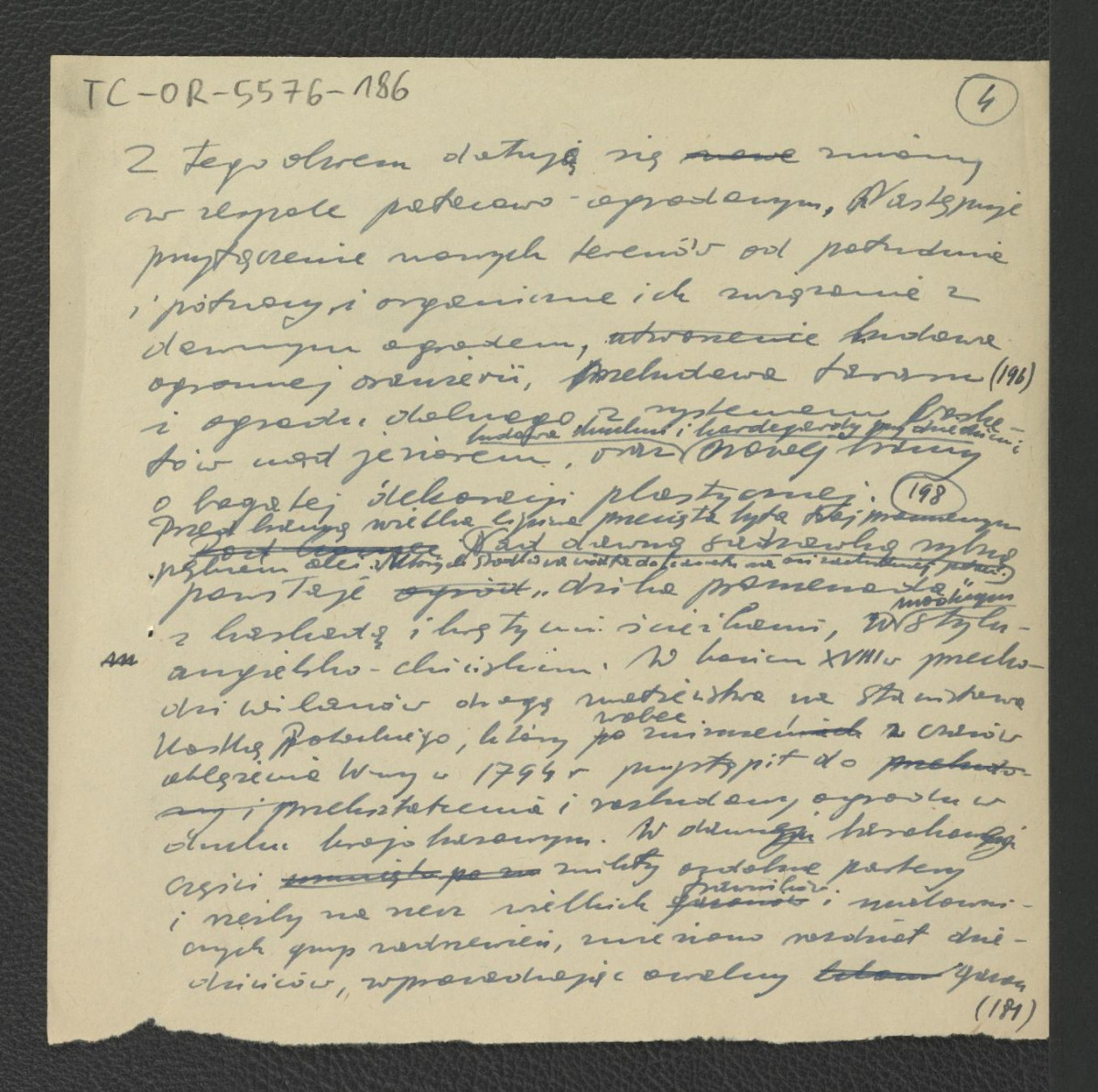 6 kart luźnych notatek , skan 4