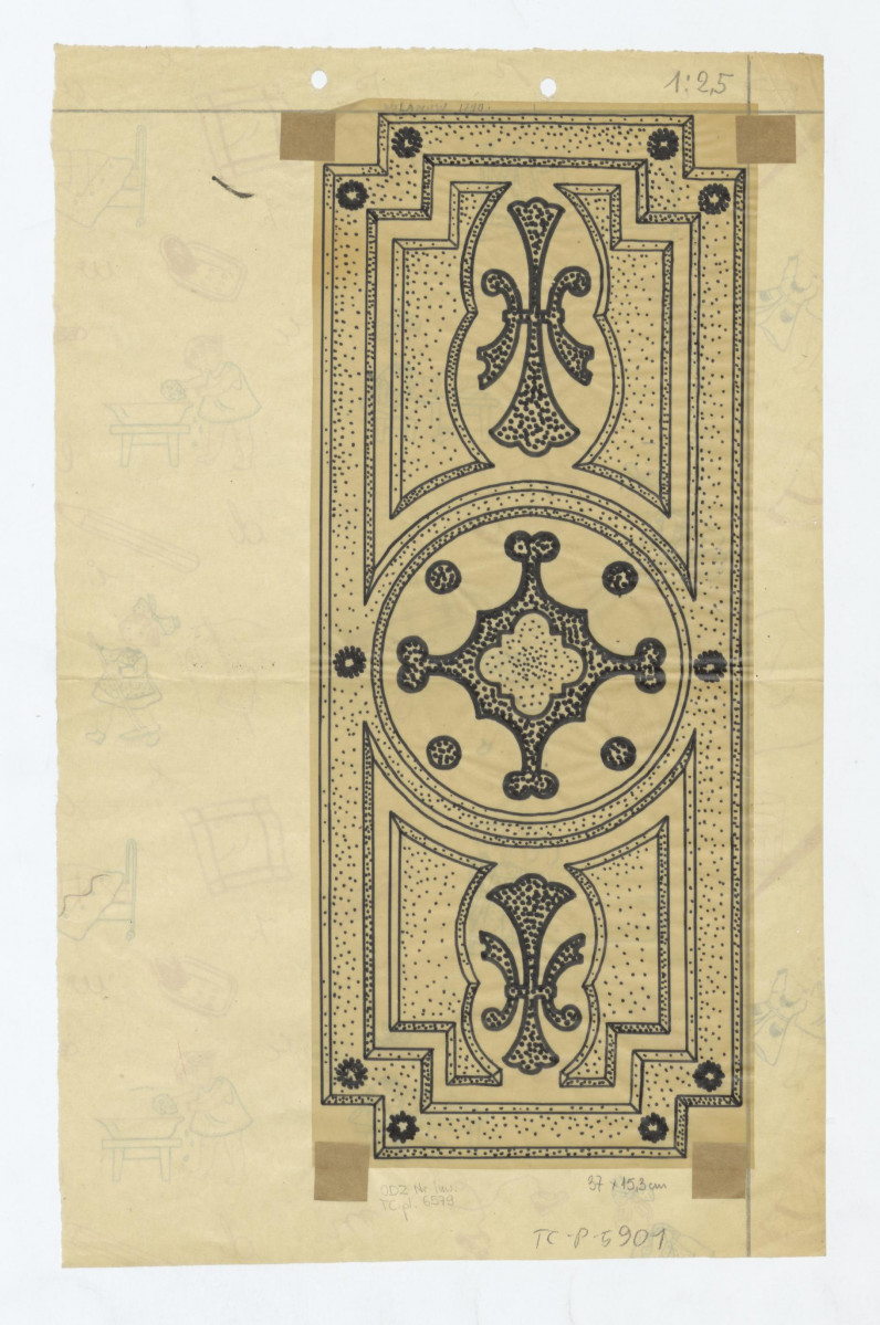 Wilanów-[partery dywanowe] Plan sytuacyjny, skan 1