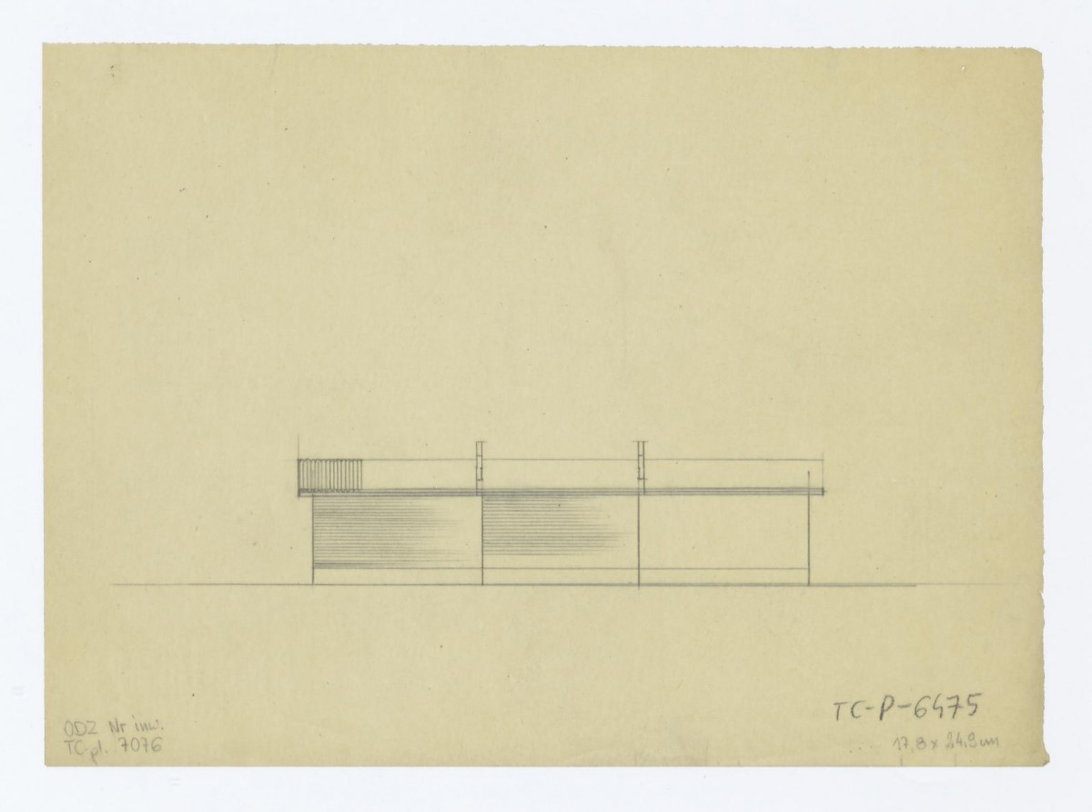 projekt, elewacje tylne, skan 1