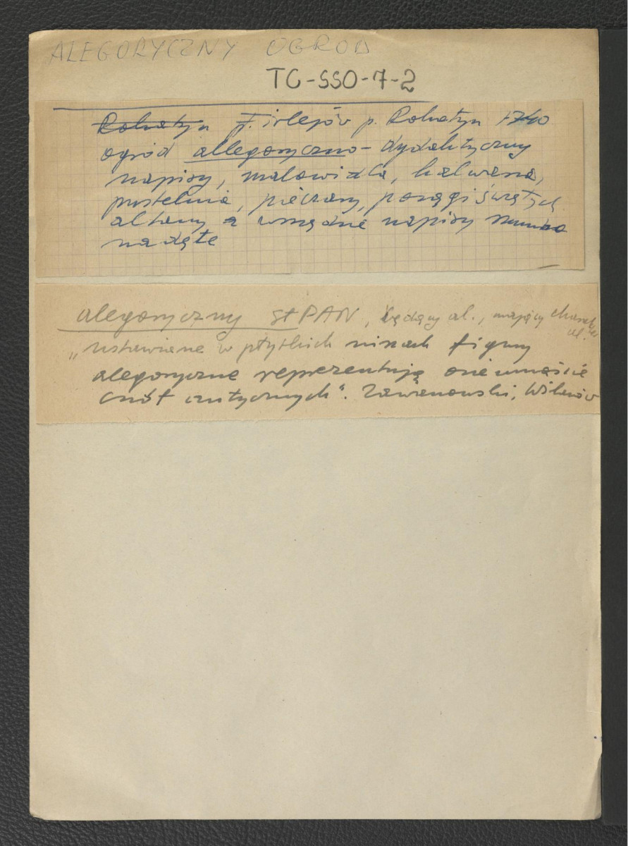 robocza wersja zdefiniowania wspomnianego terminu na podstawie Zawanowski Kazimierz, Wilanów , skan 1