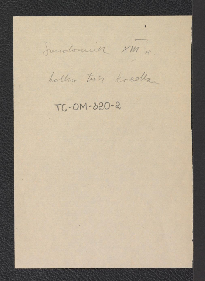 notatka wzmiankująca usunięty plan ukazujący układ miasta w XVII wieku, skan 1